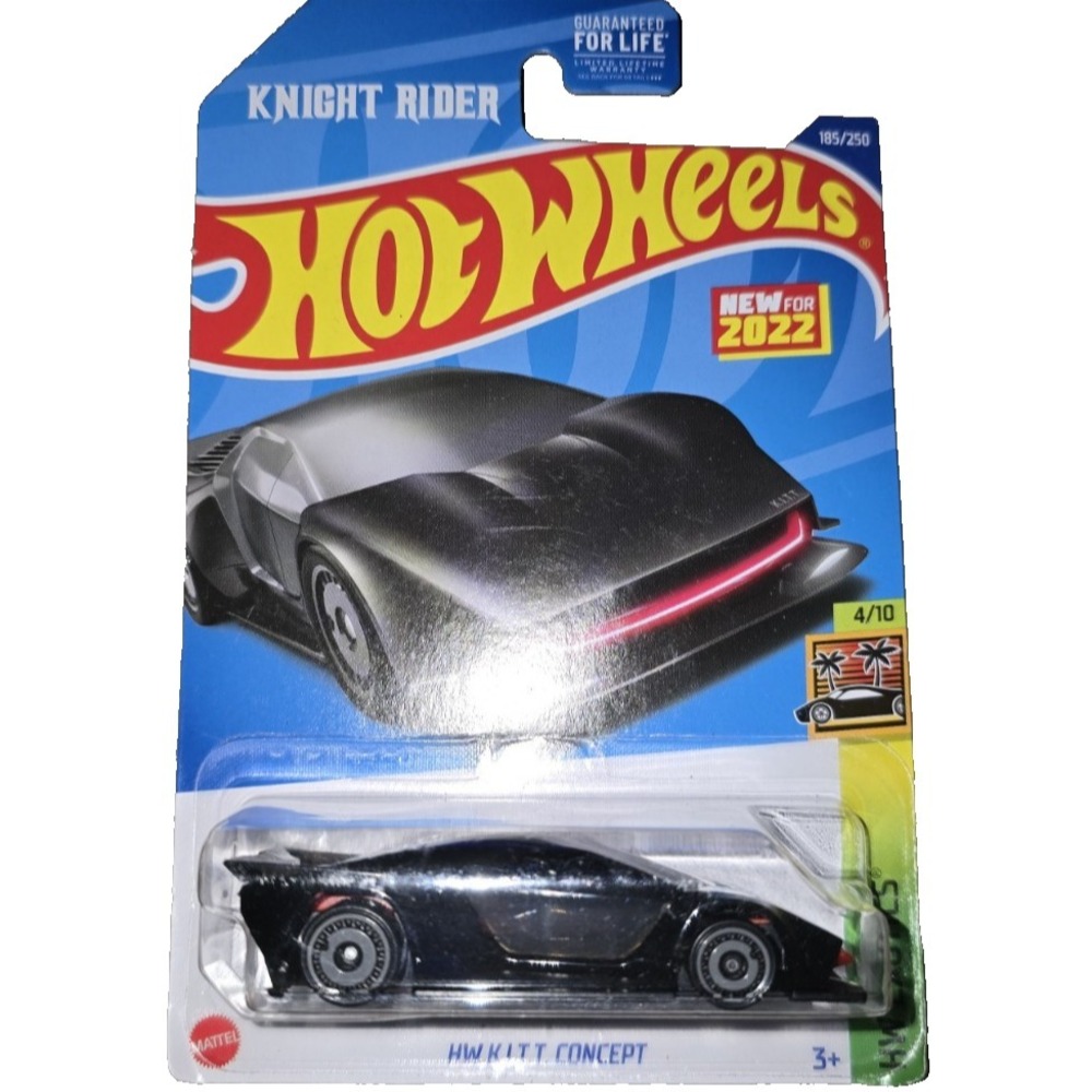 Knight Rider Hot Wheels 2022 HW K.I.T.T. Concept 185/250 HW Exotics 4/10 Car NEW